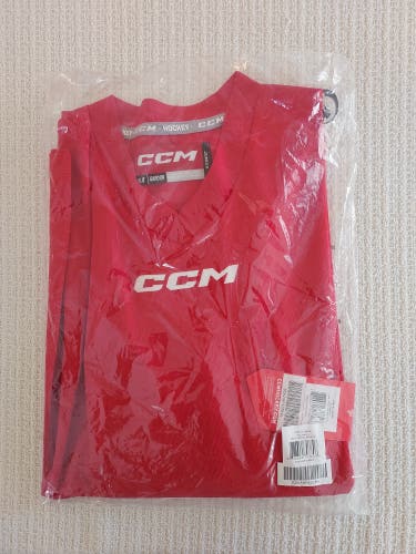 Red Junior Goalie Cut CCM Jersey (New)