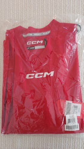Red Junior Goalie Cut CCM Jersey (New)