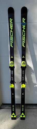 Fischer RC4 GS 188 cm Racing Skis with bindings