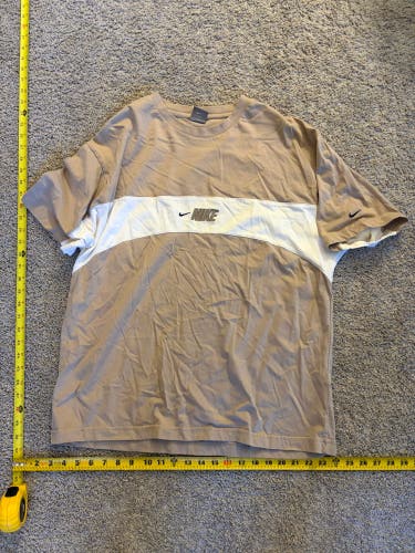 Vintage White Large Men's Nike t Shirt (Used)