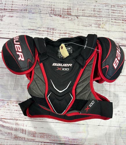Medium Junior Bauer Vapor X100 Shoulder Pads (Used)