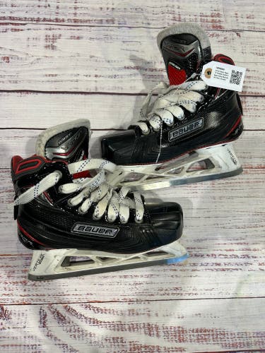 Junior Bauer Vapor 1X Hockey Goalie Skates Extra Wide Width Size 3 (Used)