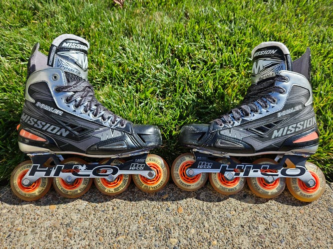 Mission Inhaler NLS3 Inline Skates Regular Width Size 8 (Used)