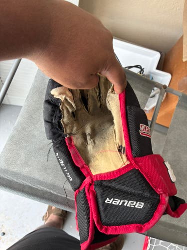 Bauer Vapor Team Pro Gloves 14" Pro Stock (Used)