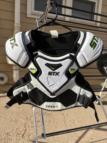 Large Adult STX Cell V Shoulder Pads (Used)