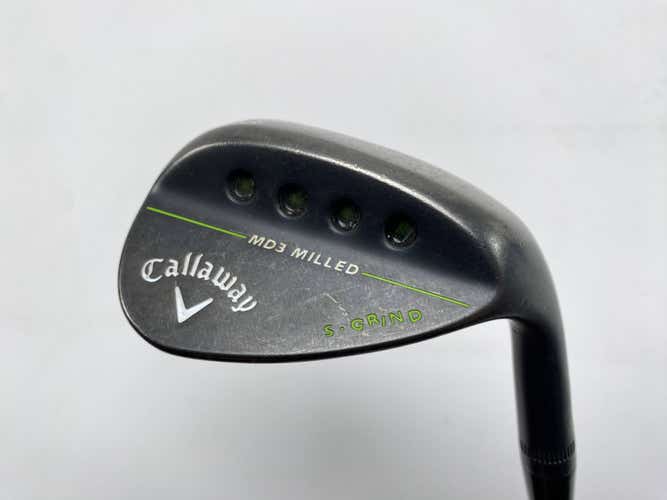 Callaway MD3 Milled Black S-Grind Lob Wedge LW 58* 9S Dynamic Gold Wedge RH