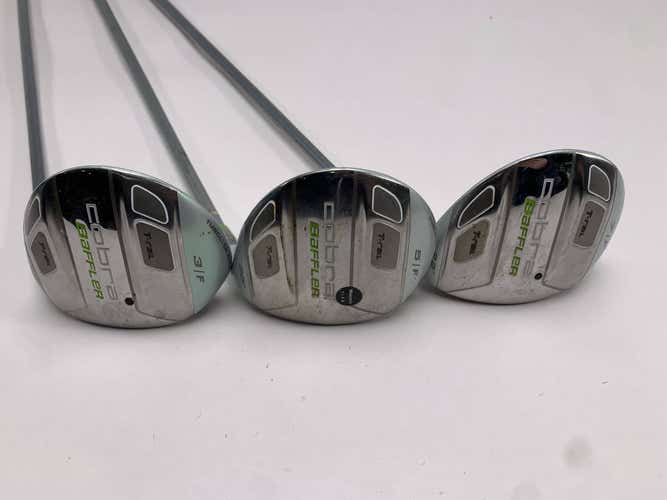 Cobra Baffler T-Rail Womens Wood Set 3 5 7 | 18* 20* 22* Ladies Womens RH