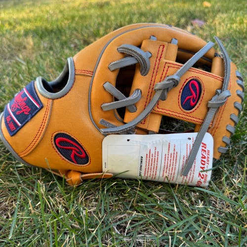 NEW Rawlings Heart Of The Hide 11.5” Infield Baseball Glove Tan Grey PROR314-2T