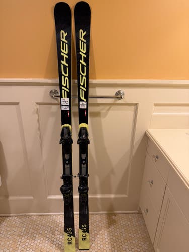 Fischer RC4 Worldcup GS Jr 170cm Race Skis + RC4 Z13 Bindings Fresh Stone Grind