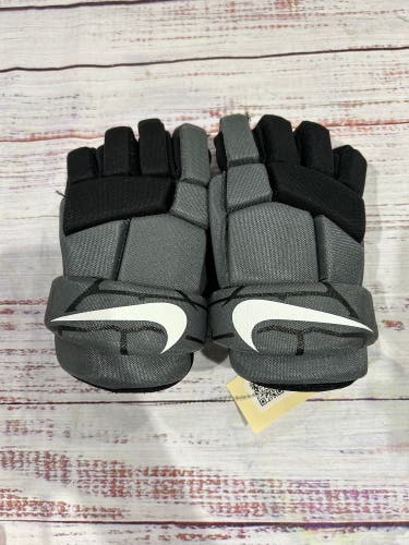 Gray Medium Nike Vapor LT Lacrosse Gloves (Used)