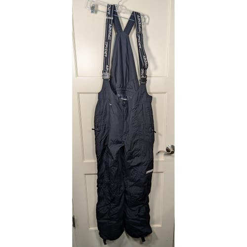 Spyder Mens Black Insulated Ski Bibs Snow Pants XL Adjustable Suspenders