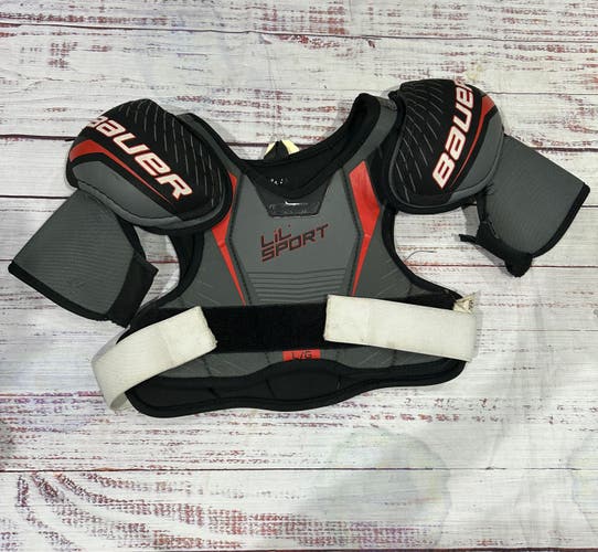 Large Junior Bauer Lil Sport Shoulder Pads (Used)