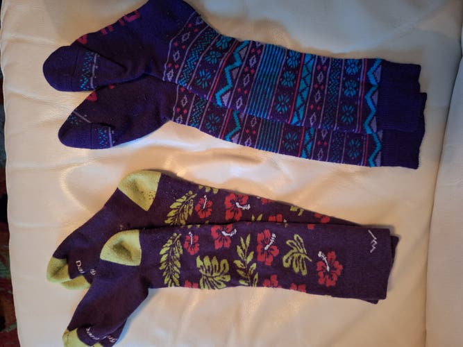 Purple Women's Ski Socks 2 Pair