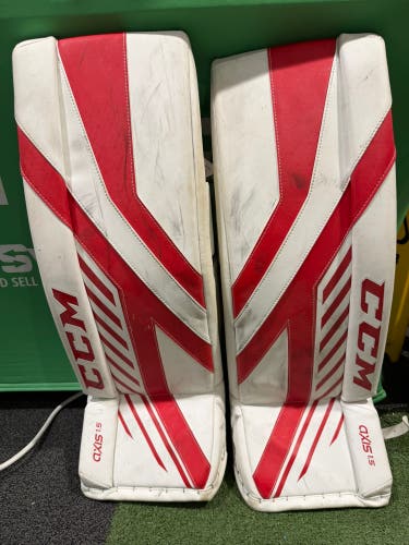 CCM Axis 1.5 Goalie Leg Pads | 28+1" Junior