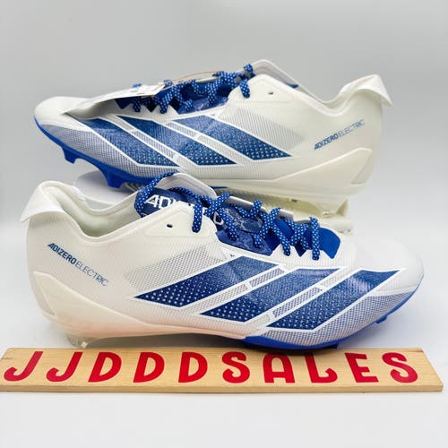 Adidas Adizero Electric Football Cleats White Royal Blue IE6292 Men’s Sz 12.5
New Without Box