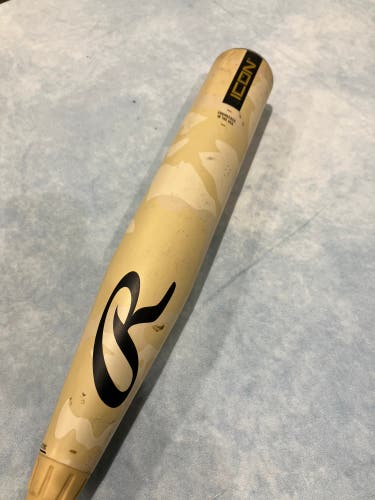 2025 Rawlings Icon Composite Bat USABat Certified (-8) Composite 22 oz 30" (Used)
