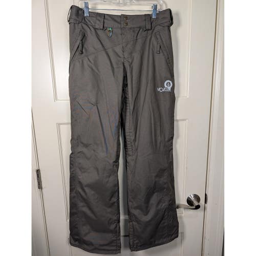 Volcom Nimbus V-Line Science Snowboard Pants Mens Small Gray 8k Waterproofing