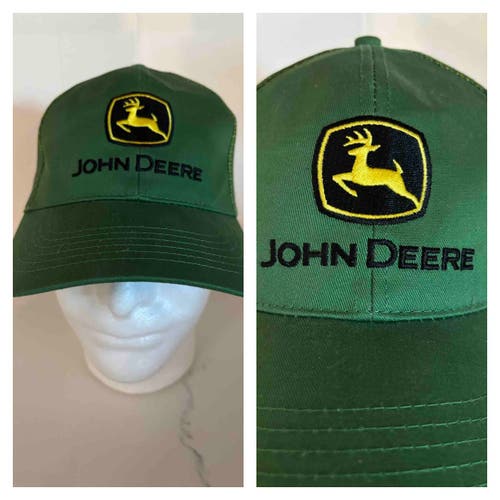 BRAND SPANKING NEW JOHN DEERE EMBROIDERED GOLF CAP (GREEN / OSFM) - NWOT!