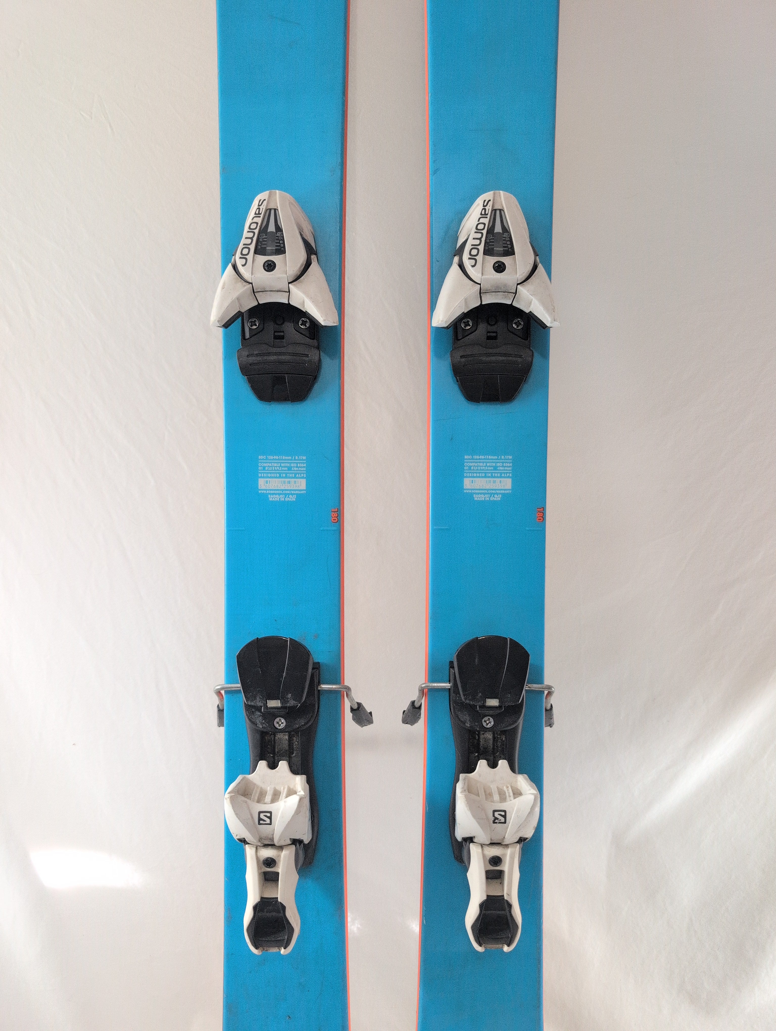 Rossignol 180 cm All Mountain Sin 7 Skis With Bindings