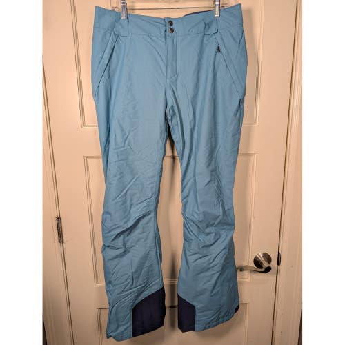 Columbia Mens Omni-Tech Blue Waterproof Insulated Ski Snowboard Pants Large L