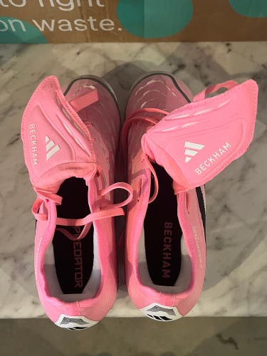 Pink Unisex Size W7 Adidas Predator Pro FG Cleats (New)