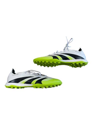 Used Adidas PREDATOR Soccer Indoor Shoes Lime And White Senior 11.5 11873-C000251242