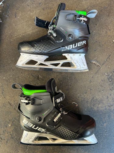 2022 Bauer Konekt Hockey Goalie Skates, Regular Width, Size 8 (Used)