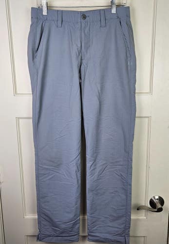 Under Armour Golf Pants Men's 32x32 Gray Straight Performance Stretch