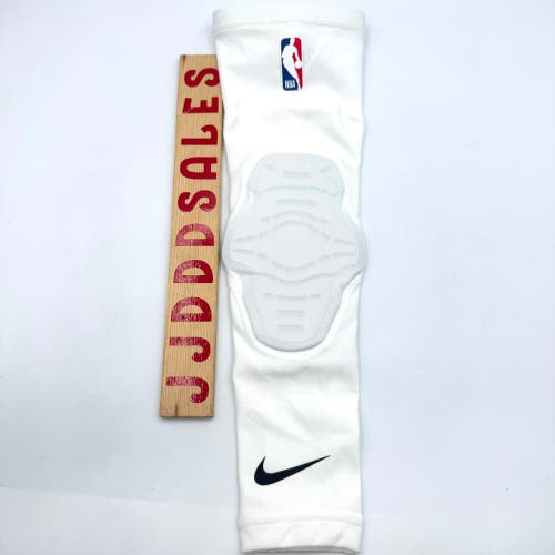 Nike NBA Basketball Arm Sleeve Elbow Padded Compression White Men’s Sz S/M

New