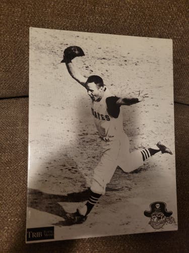 Pittsburgh Pirates Bill Mazeroski 12x9 Canvas Print SGA