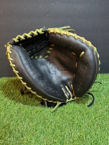 Rawlings Gold Glove Elite RH Catcher's Baseball Glove 32.5" (Used)