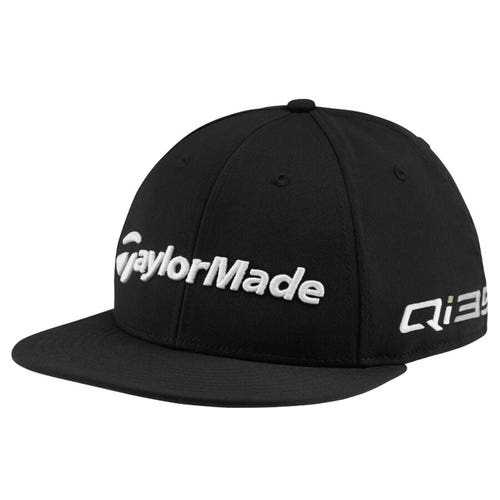 NEW 2025 TaylorMade Tour Flatbill Qi35/Tp5 Black Snapback Golf Hat/Cap