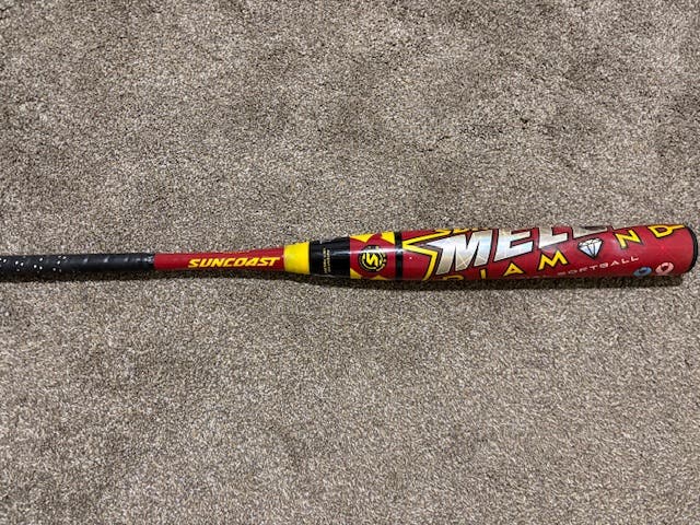 2026 Suncoast Melee Diamond OG 12" 2-Piece End Loaded 26.5oz SSUSA Senior Slowpitch Softball Bat