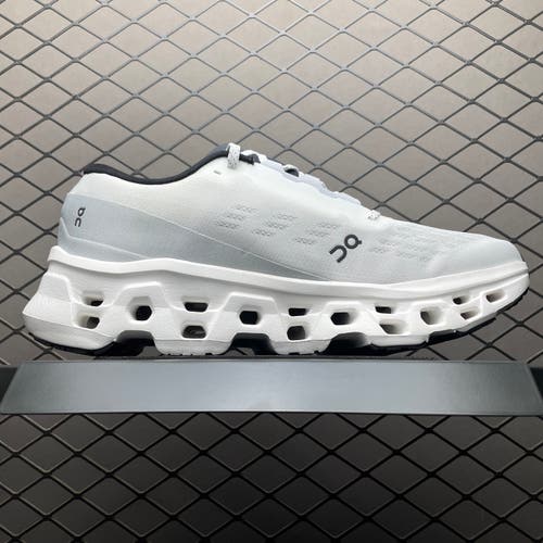 White Men's Size M 12.5 (W 13.5) Adult ON Cloudmonster 2 Shoes (New)