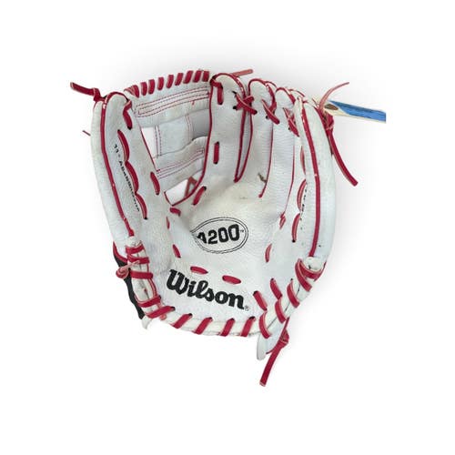 Used Wilson A200 BB/SB Glove RH Throw White 11" 11735-S000371067