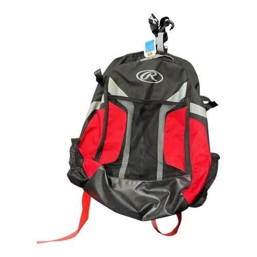 Used Rawlings BACKPACK BB/SB Player Backpack Red 11735-S000371023