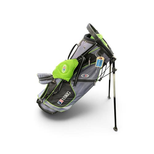 Used US Kids GREEN STAND BAG Jr Stand Bag Green 11735-S000371070
