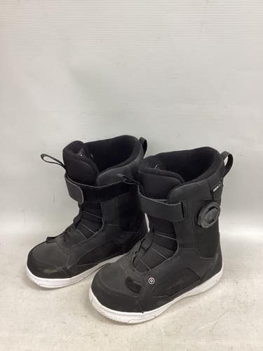 Used Ride NORRIS BOA BOOTS Boys Snowboard Boots Black Junior 02 11851-S000054525