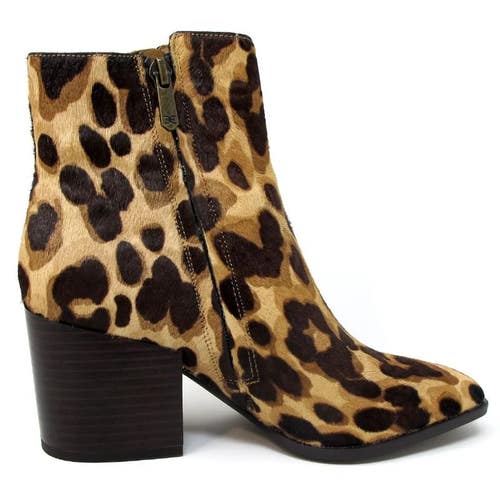 Sam Edelman Cari EC0233416 Womens US 5 Bootie Multi Leopard Heeled Boot JOBB2032