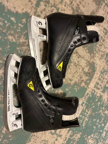 Black 2017 Graf G755 Pro Hockey Skates Regular Width 10 (Used)