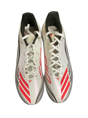 Used Adidas F50 MESSI Soccer Cleats White Senior 7.5 11613-S000192212