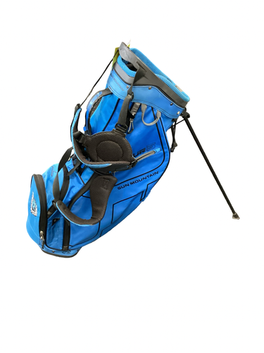 Used Sun Mountain FOUR 5 14 WAY Mens Stand Bag Royal Blue 11613-S000192202