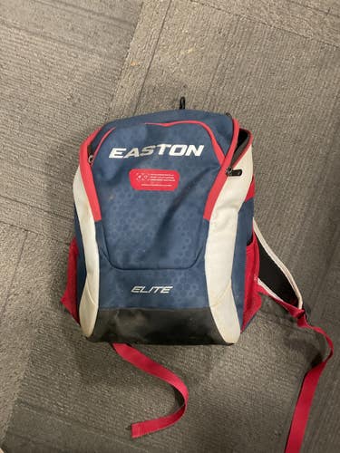 Used Easton ELITE BACKPACK BB/SB Player Carry Bag Navy Blue 11614-S000246517