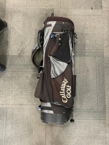 Used Callaway 5 WAY STAND BAG Mens Stand Bag Brown 11614-S000246457