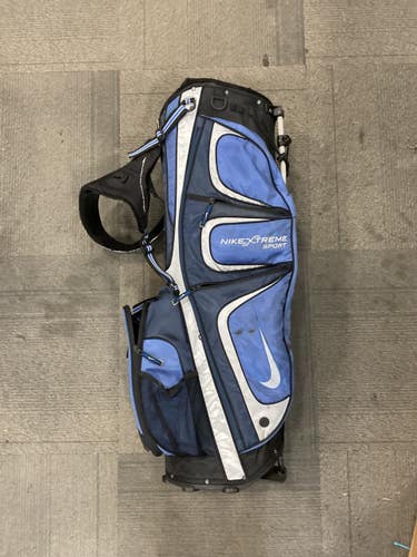 Used Nike EXTREME SPORT Mens Stand Bag Grey And Royal Blue 11614-S000246449