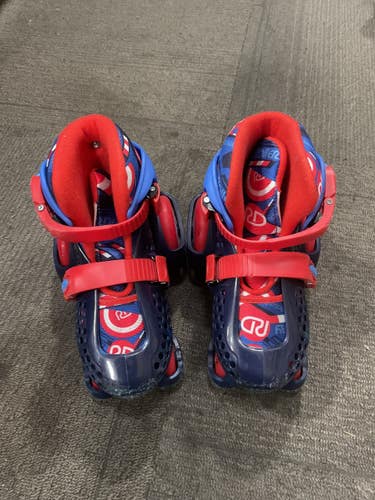Used RollerDerby Child Roller Quad Skates Navy Blue Adjustable 11614-S000246399