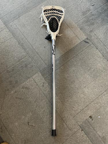 Used STX STINGER STARTER STICK Men Atk/Mid Complete Stick White 11614-S000246377