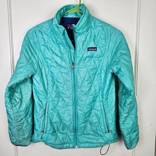 Kids Patagonia Nano PuffDiamond Quilted Primaloft Winter Jacket Coat Size: L 12
