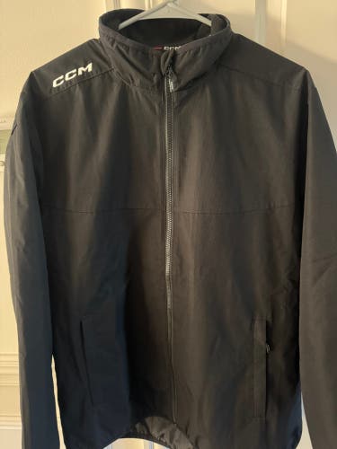 CCM Lightweight Rink Suit Jacket Black Men's Medium (New)