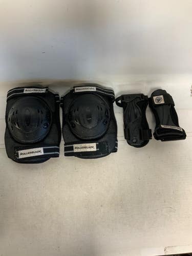 Used Rollerblade Inline Protective Set Black SM 11823-S000042686